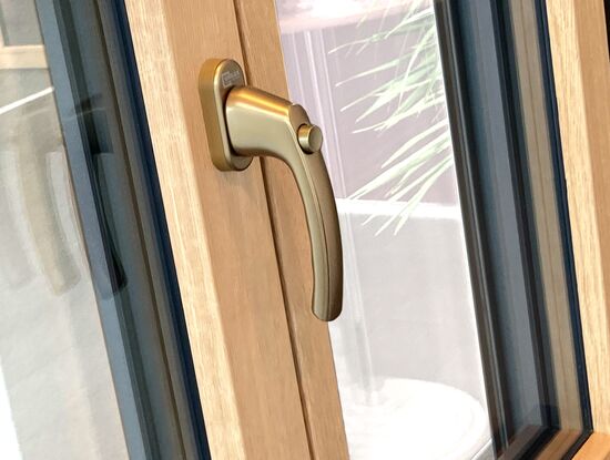 UNILUX Fenstergriff mit Druckknopf