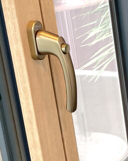 UNILUX Fenstergriff mit Druckknopf