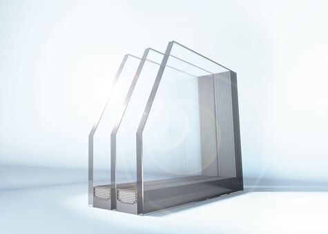 3D-Visualisierung UNILUX-Dreifachverglasung