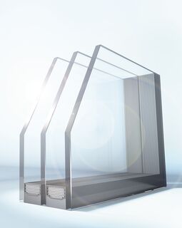 3D-Visualisierung UNILUX-Dreifachverglasung