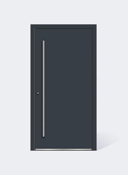 UNILUX Aluminium Haustür Lichtausschnitt v-plan