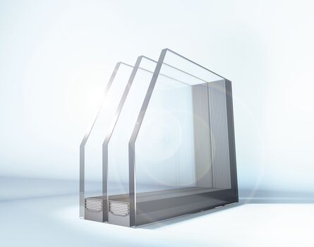 3D-Visualisierung UNILUX-Dreifachverglasung
